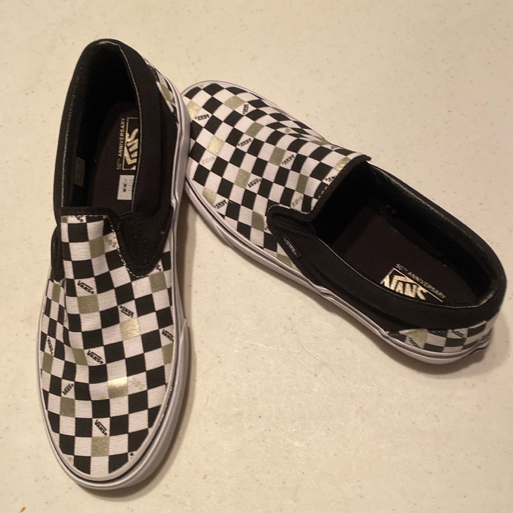 Vans 50th Anniversary Black/Gold/Checker